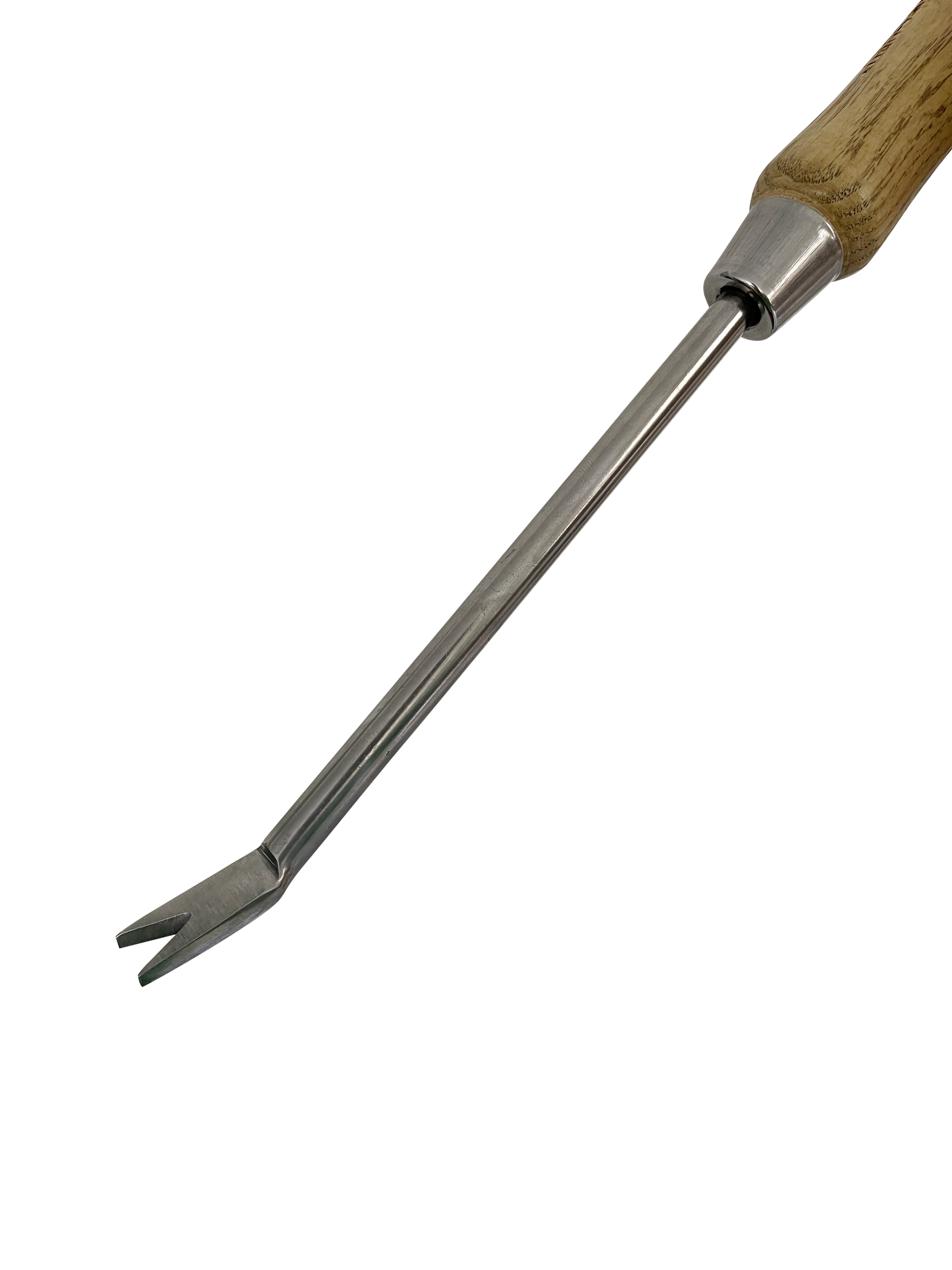 Stainless Steel Garden Dandelion Weeder (classic wood handle)