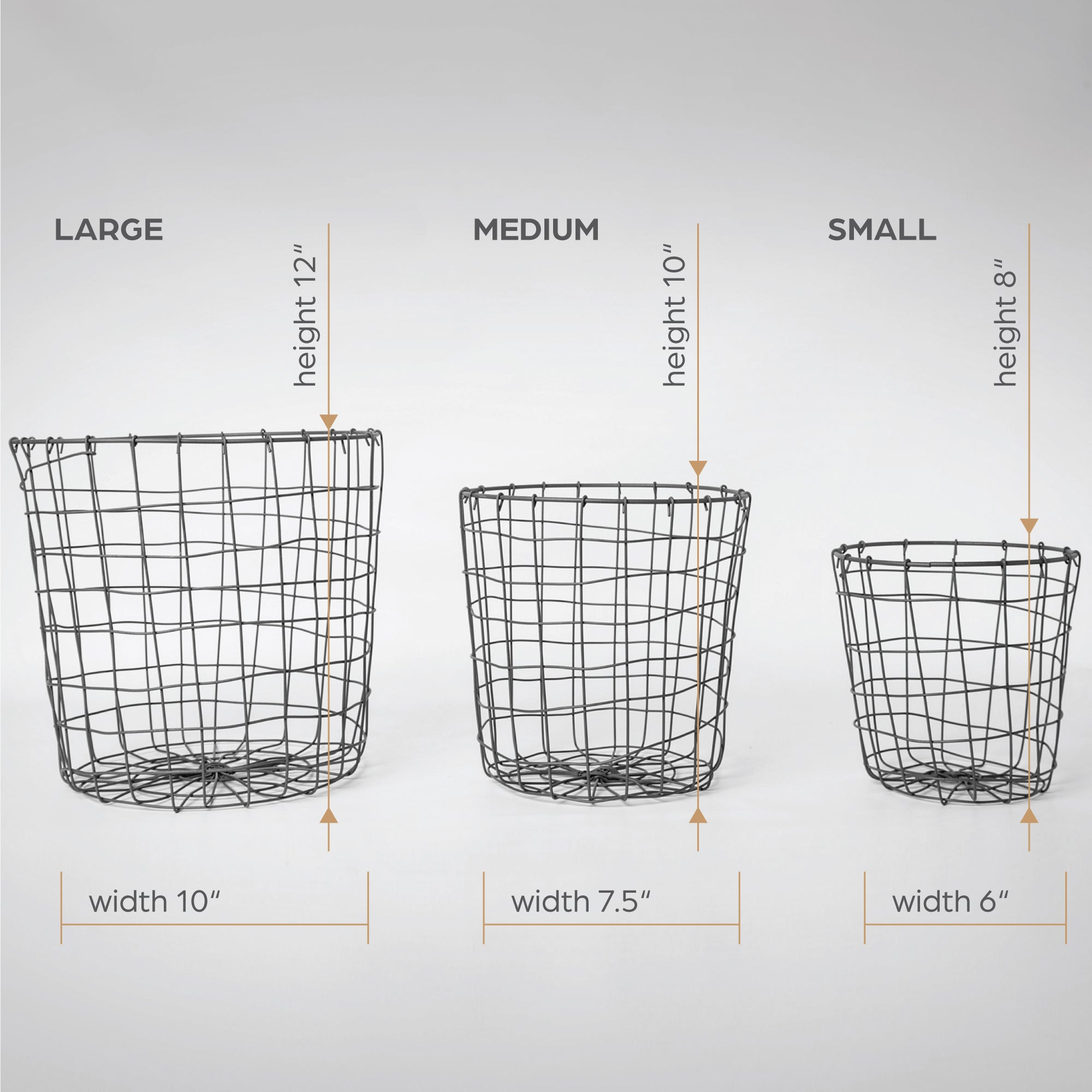 308 - Round Iron Basket