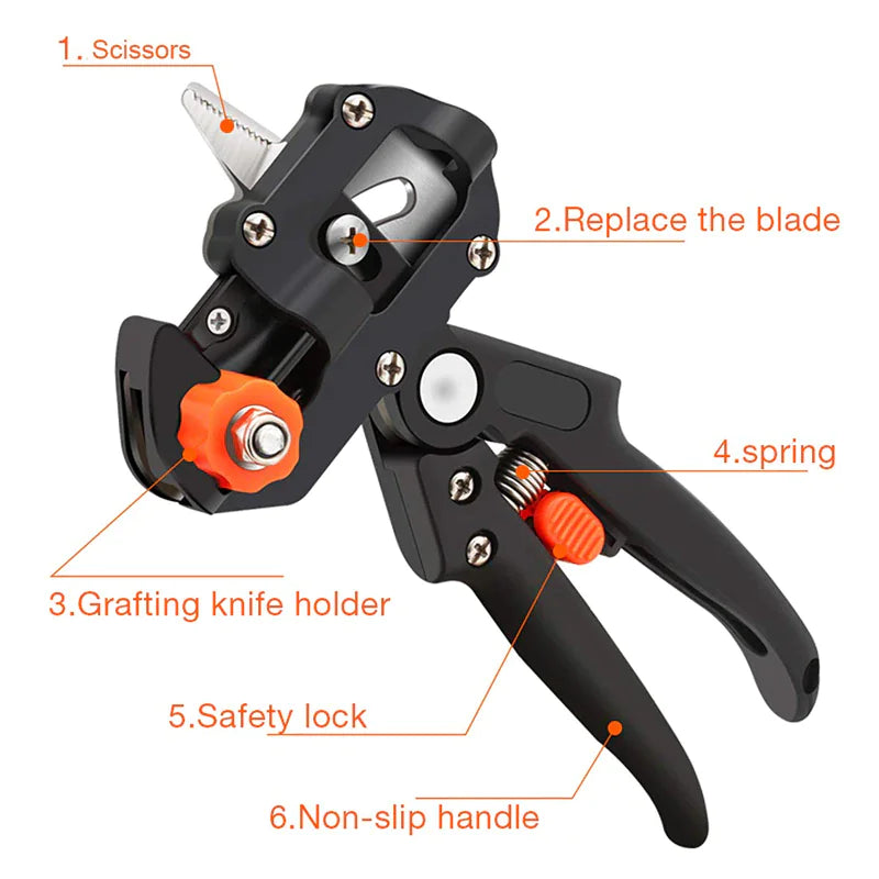 Garden Tree Grafting Knife & Pruning Tool Kit