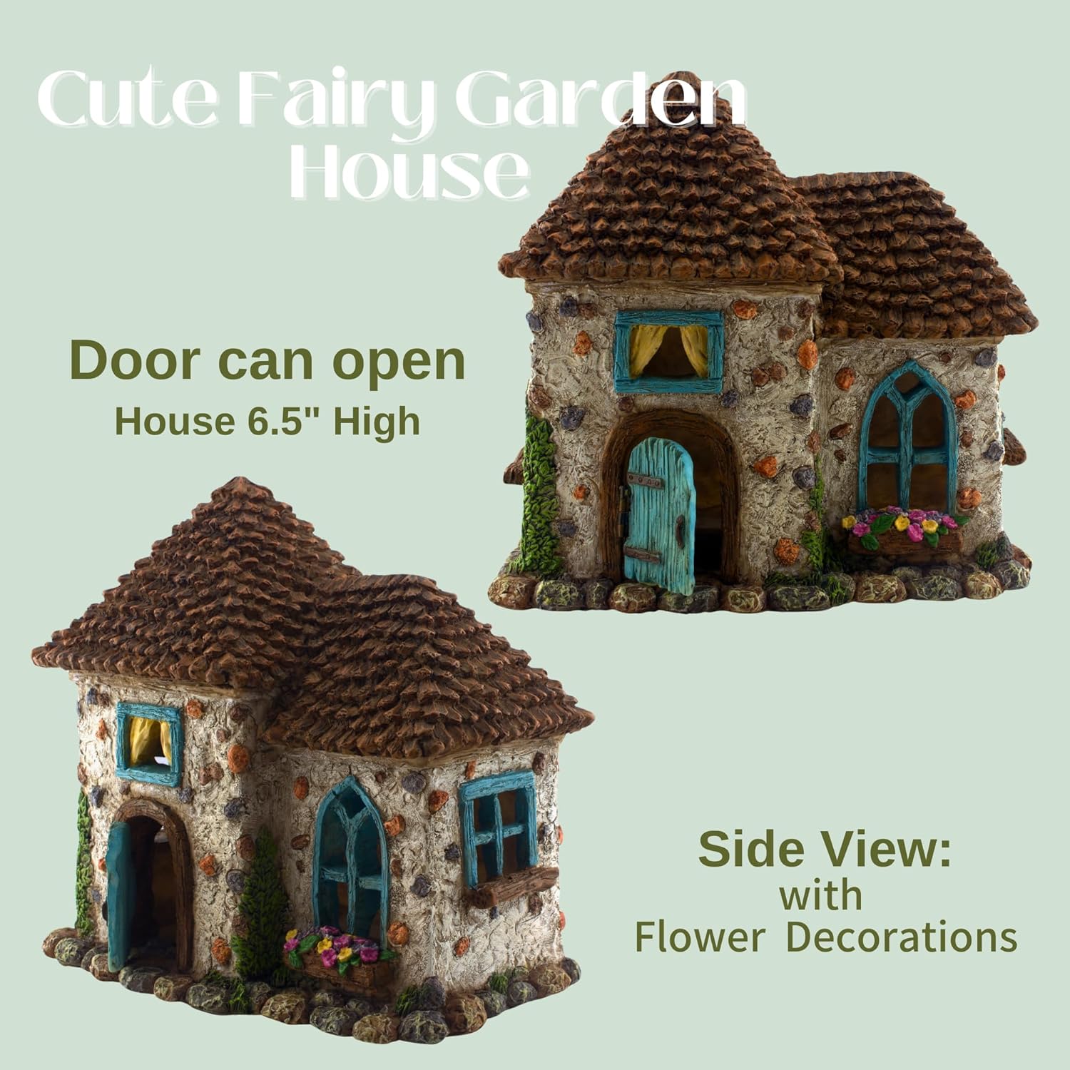 Fairy House Kit – Outdoor Miniature Village Set