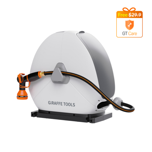 Ground-Mounted Retractable Hose Reel 82ft-130ft