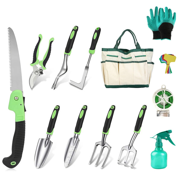 13-Piece Aluminum Garden Tool Set with Bag