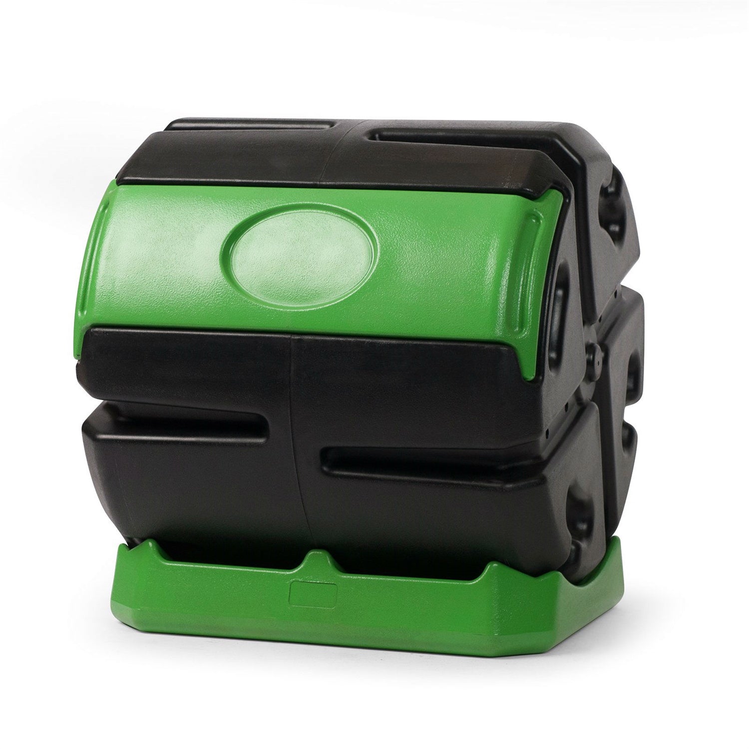 5-Cubic Ft Recycled Plastic Rolling Compost Bin