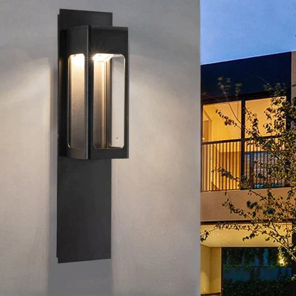 Charlotte's IP67 Waterproof Outdoor LED Wall Light with Motion Sensor - Stylish Garden and Porch Sconce