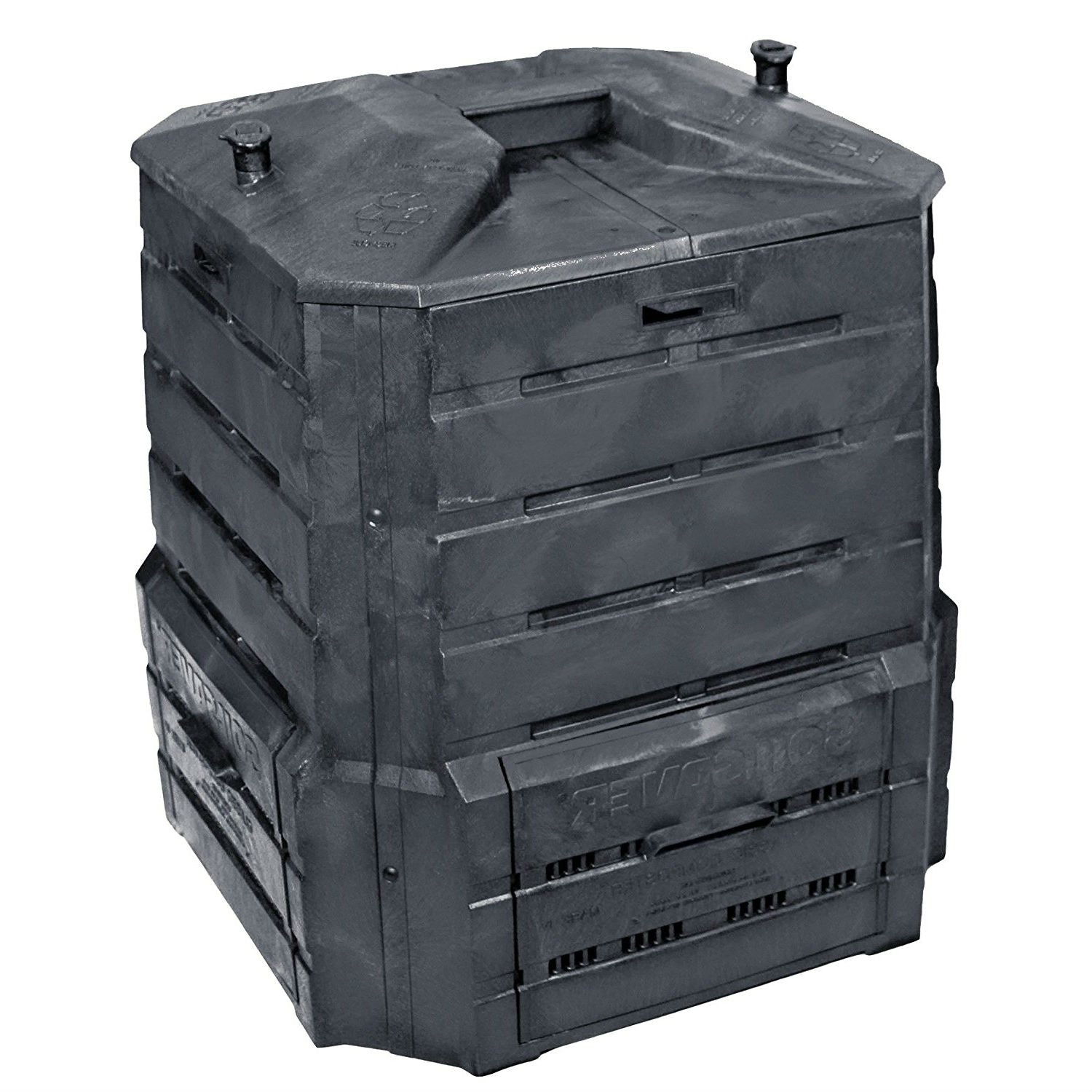 94-Gallon Black Plastic Compost Bin