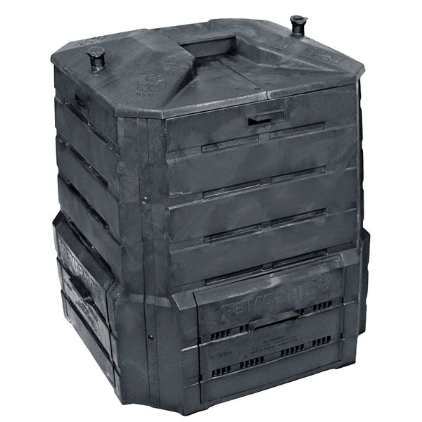 94-Gallon Black Plastic Compost Bin