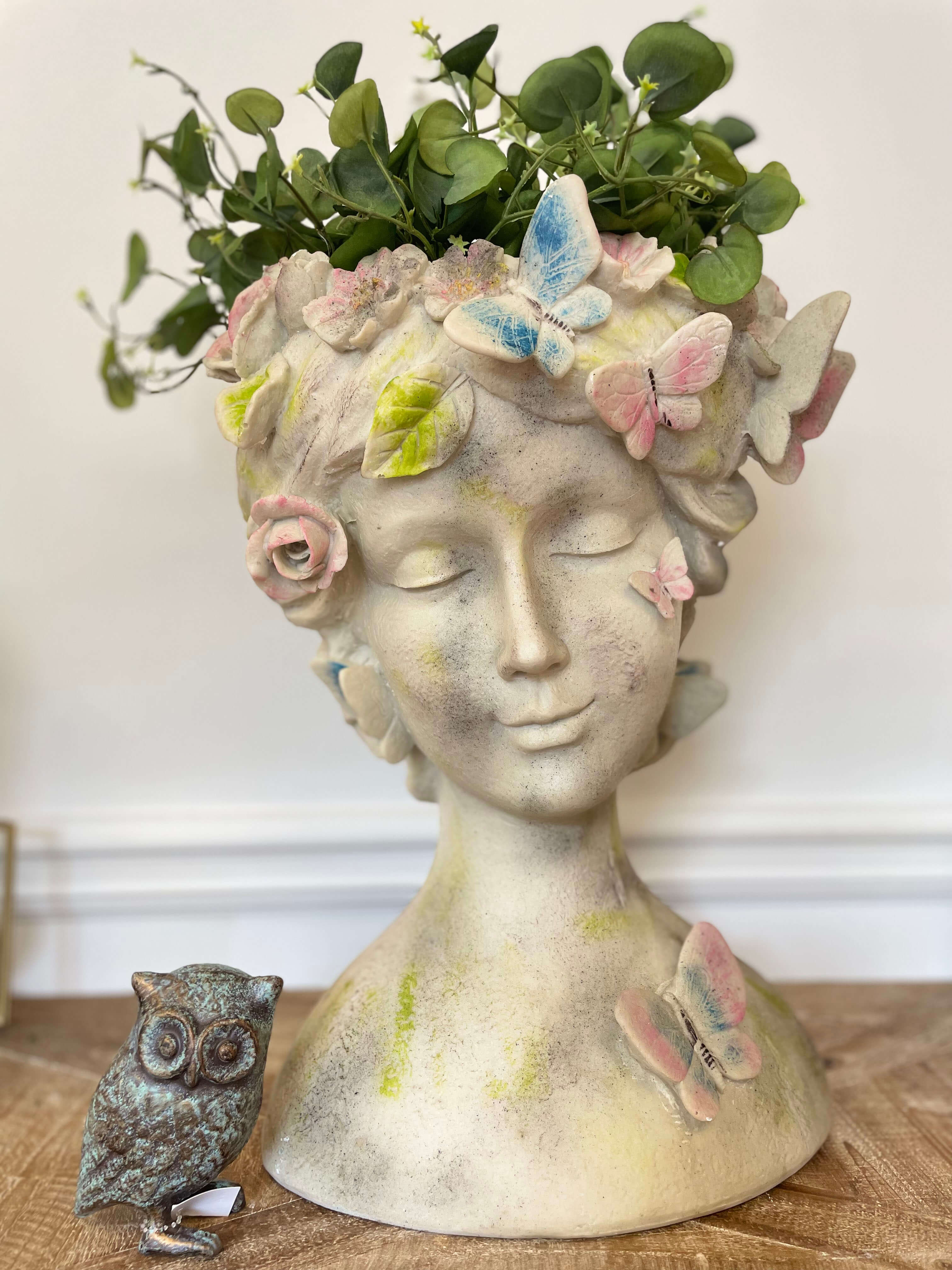 Whimsical Butterfly Goddess Planter