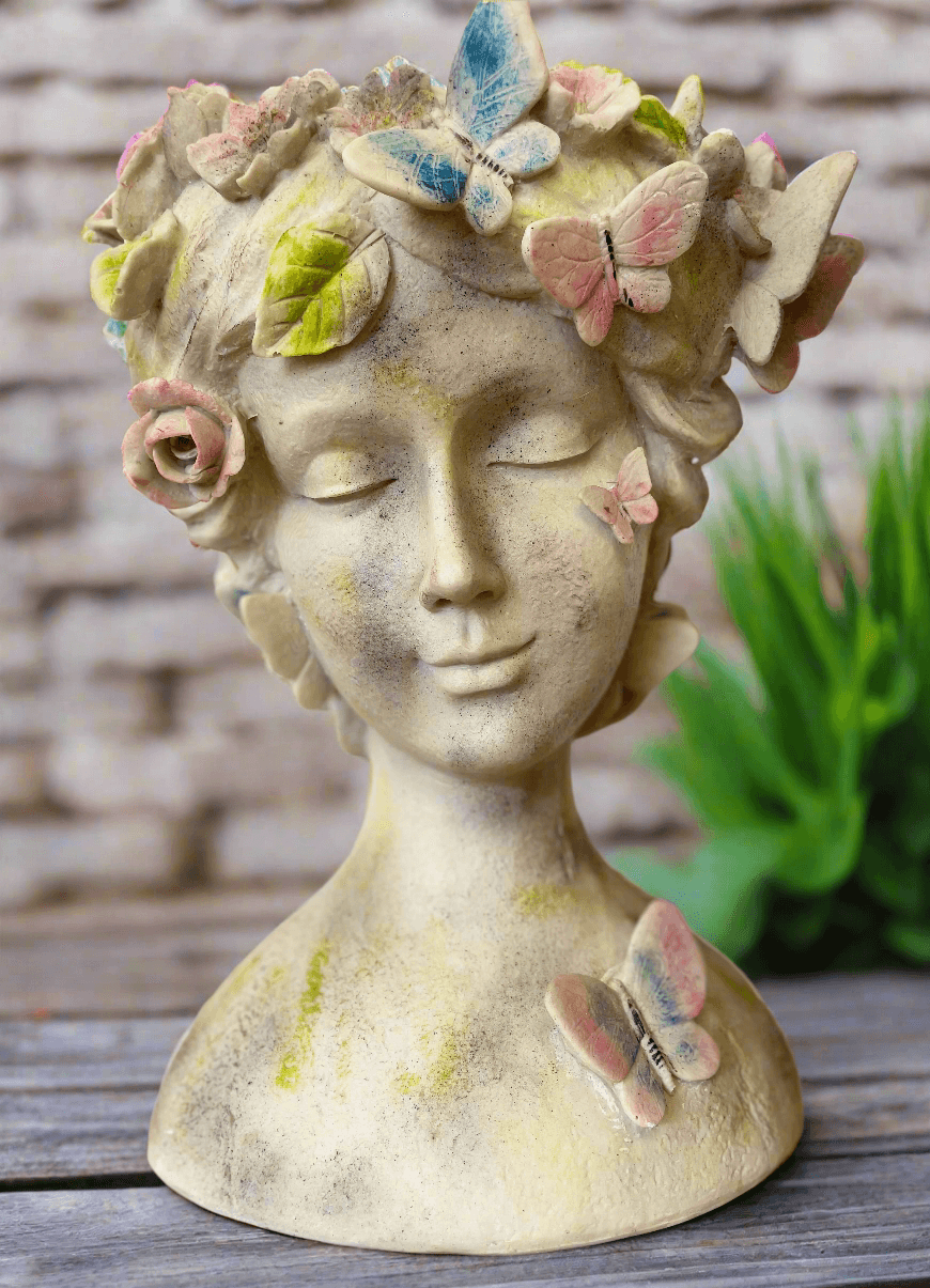 Whimsical Butterfly Goddess Planter