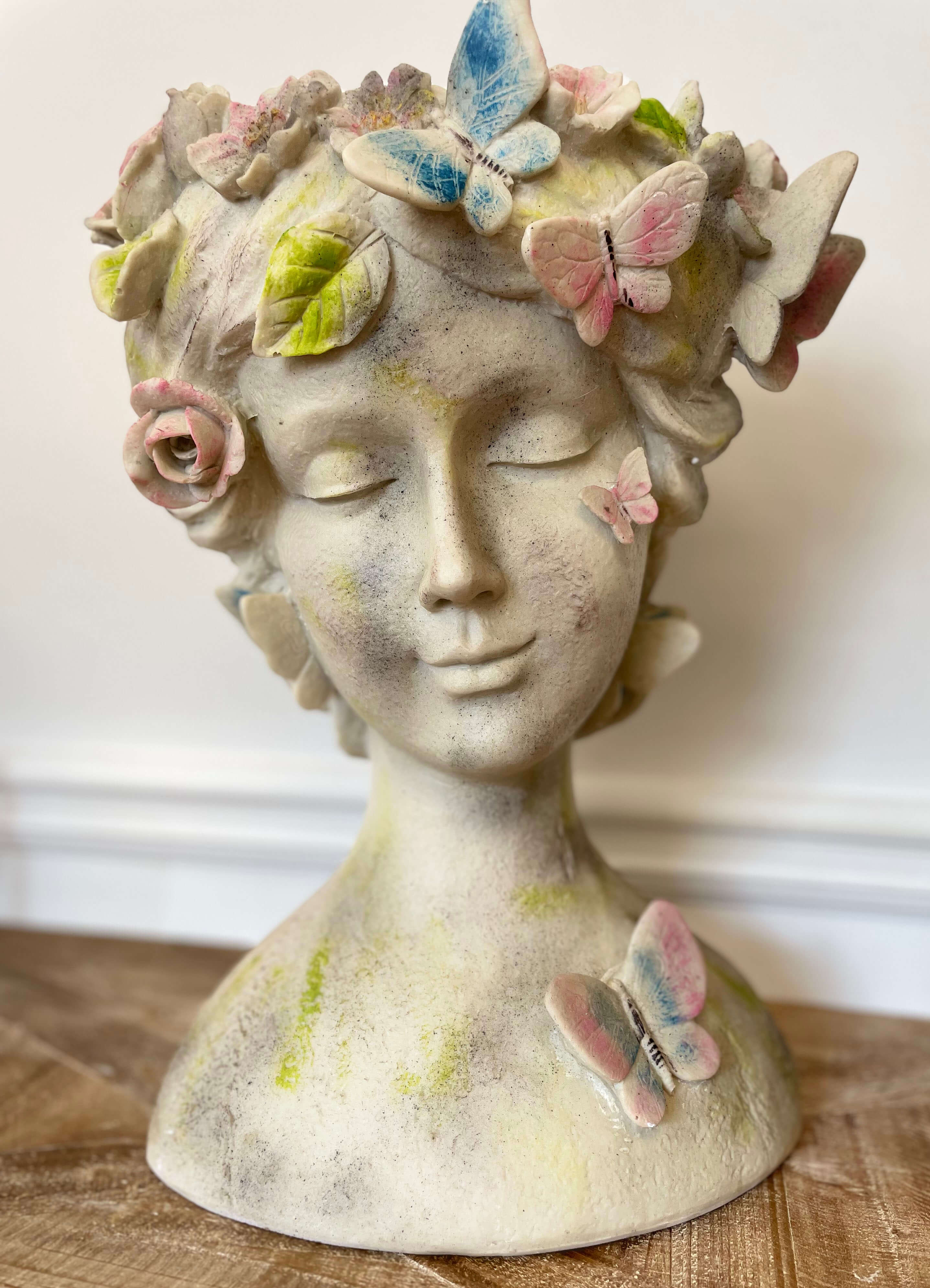 Whimsical Butterfly Goddess Planter