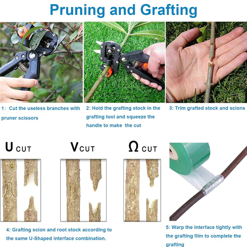 Garden Tree Grafting Knife & Pruning Tool Kit