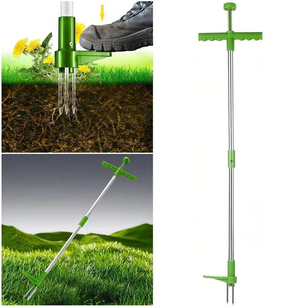 Stand-Up Garden Weeder with Foot Pedal