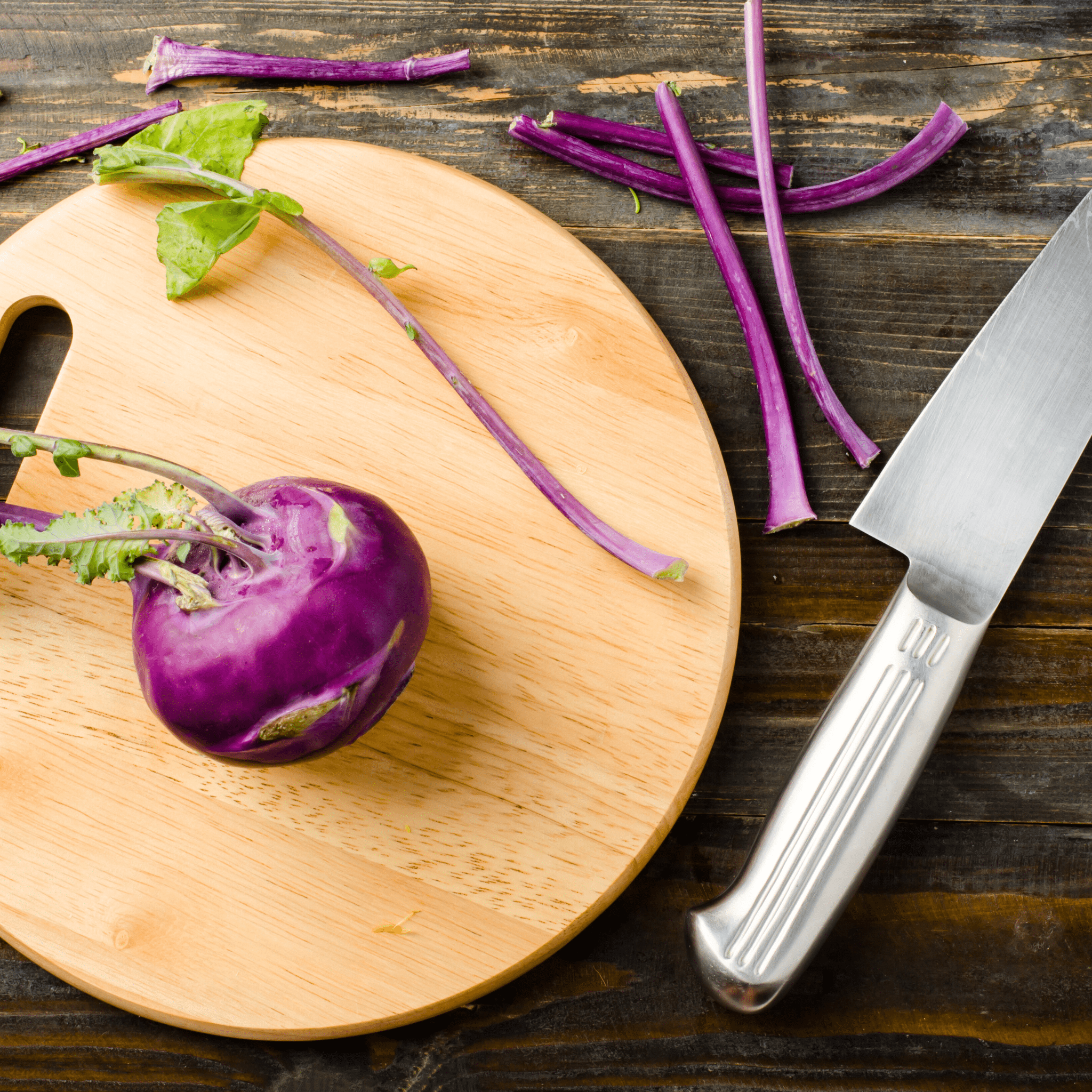 Purple Vienna Kohlrabi – 100 Seeds