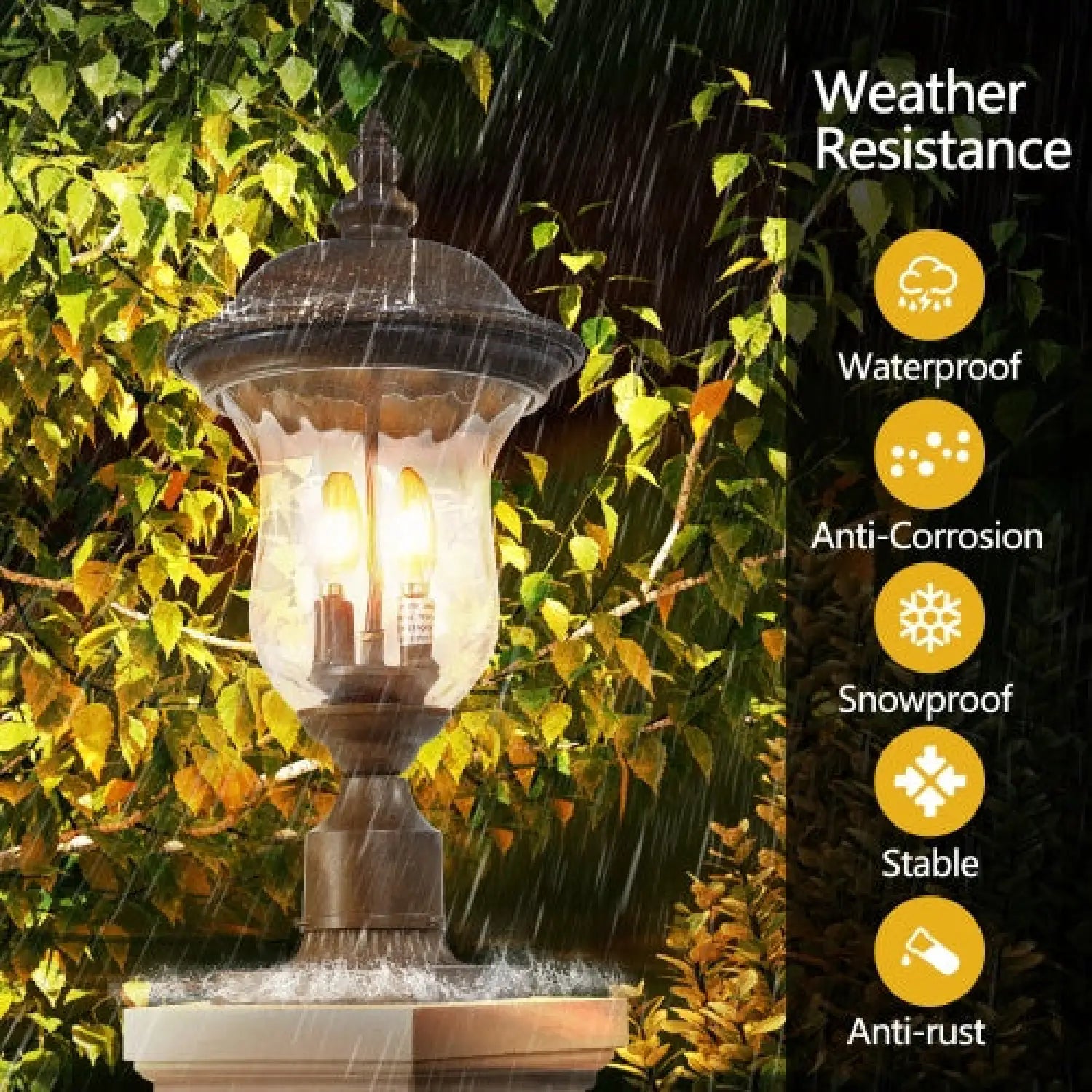 Vintage Outdoor Lights - Waterproof Garden Patio & Walkway Lamp